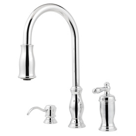 UPC 038877547809 product image for Pfister Hanover Polished Chrome Pull-Down Kitchen Faucet | upcitemdb.com