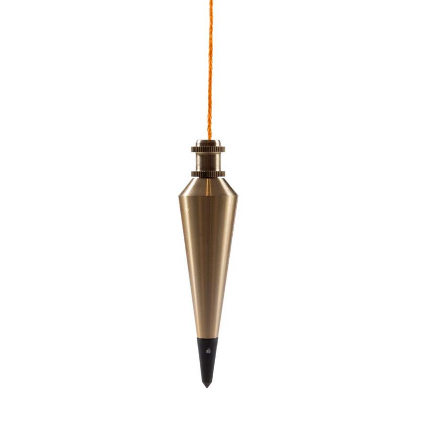 plumb bob and level