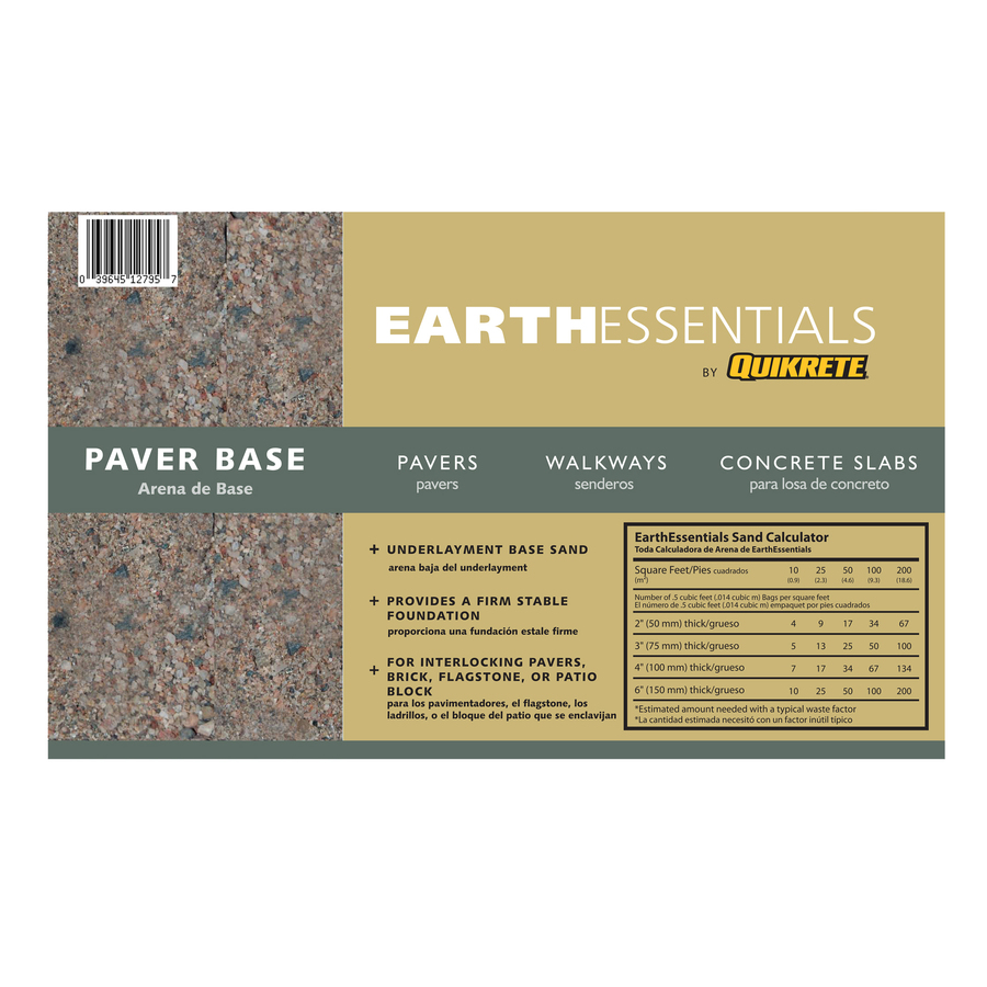 EARTHESSENTIALS BY QUIKRETE 0.5 cu ft Paver Base Sand