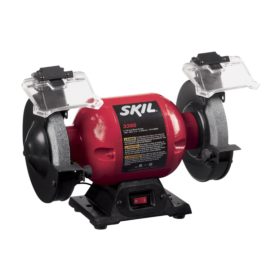 Shop Skil 6-in Bench Grinder with LED Work Light at Lowes.com