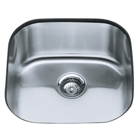 UPC 040688268644 product image for KOHLER Undertone 18-Gauge Single-Basin Undermount Stainless Steel Kitchen Sink | upcitemdb.com