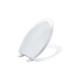 UPC 040688617862 product image for KOHLER Lustra White Plastic Elongated Toilet Seat | upcitemdb.com