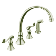 Revival Vibrant Brushed Nickel Kitchen Sink Faucet