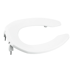 UPC 040688797052 product image for KOHLER Lustra White Plastic Elongated Toilet Seat | upcitemdb.com