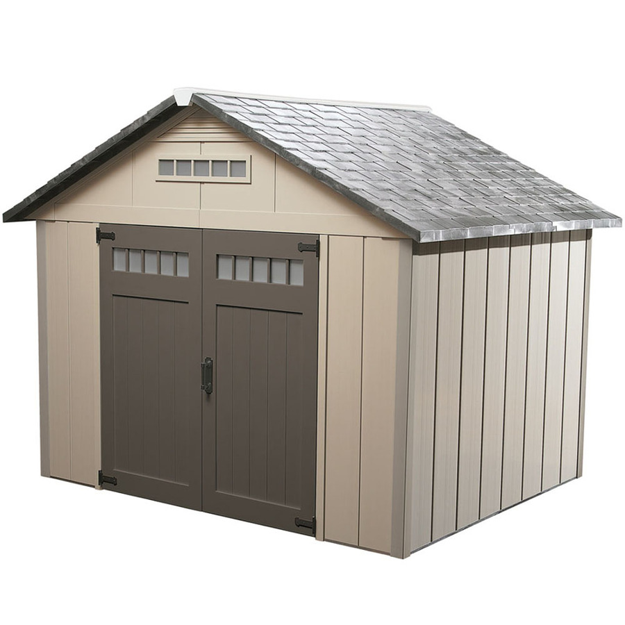  Shed (Common: 10-ft x 10-ft; Interior Dimensions: 9.81-ft x 9.81-ft