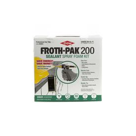 froth foam pak insulation dow kit sealant lowes spray kits