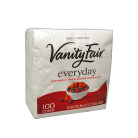 UPC 042000355018 product image for Vanity Fair 1 Pack 100-Count Napkins | upcitemdb.com