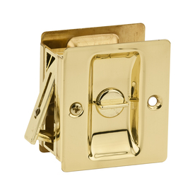 UPC 042049270457 product image for Kwikset 2-1/8-in Brass Privacy Pocket Door Pull | upcitemdb.com