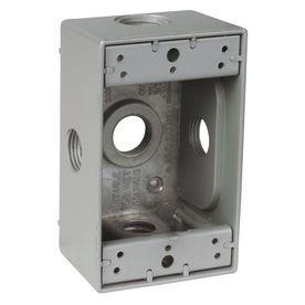 UPC 042269650404 product image for REDDOT 17-cu in 1-Gang Old Work Metal Electrical Box | upcitemdb.com