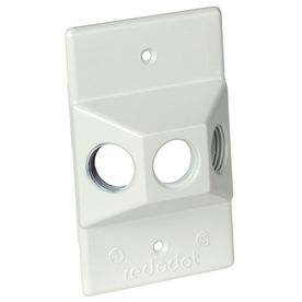 UPC 042269652309 product image for REDDOT 1-Gang Rectangle Metal Electrical Box Cover | upcitemdb.com