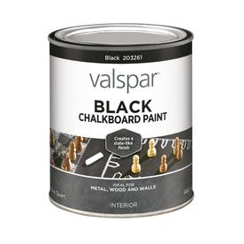 Valspar 1-Quart Interior Matte Black Latex-Base Paint