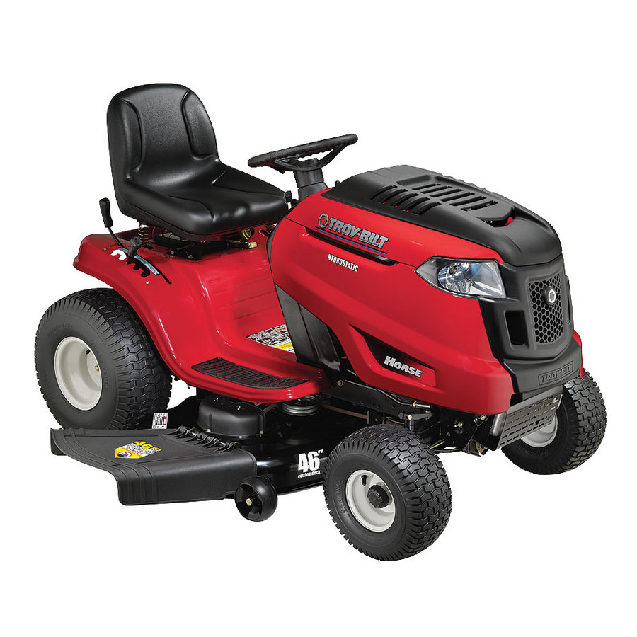 troy bilt garden tractor