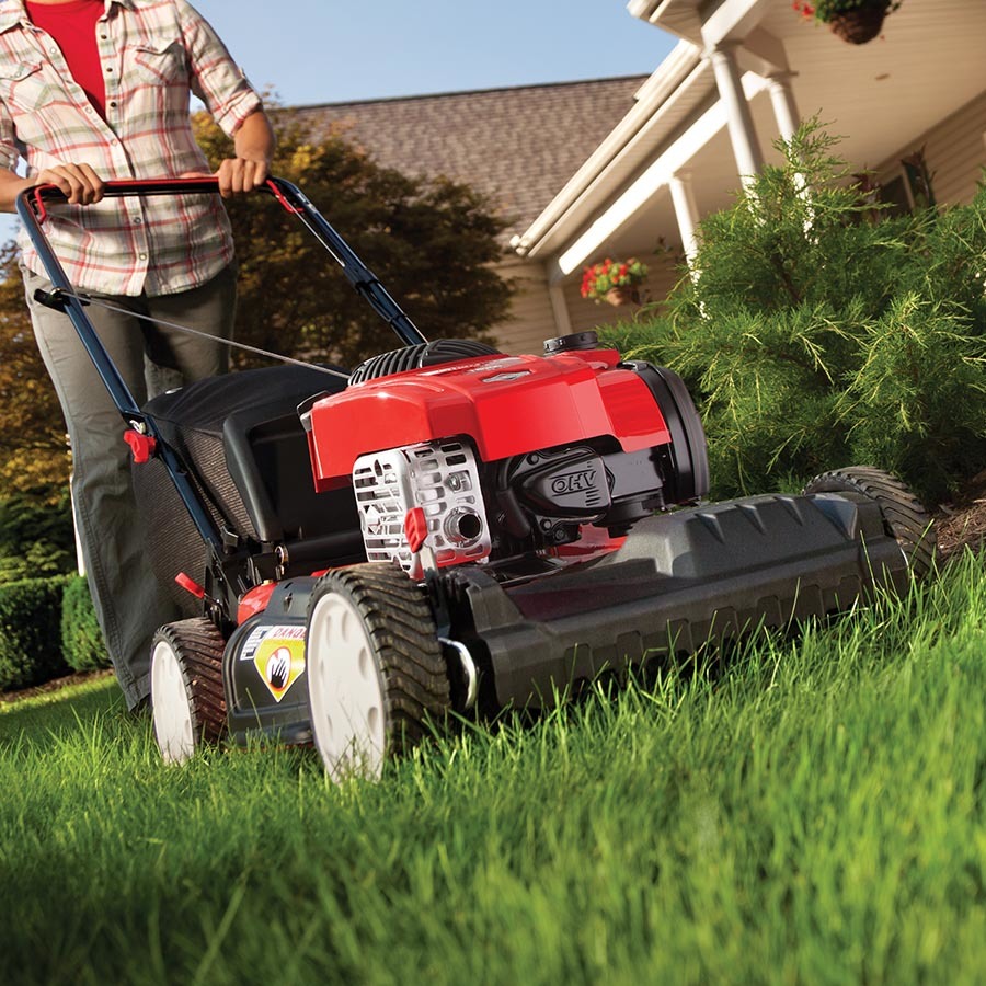 troy bilt self propelled push mower