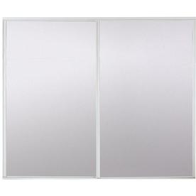 Lowes Interior Doors on Home Reliabilt 60 In X 80 In White Mirrored Interior Sliding Door