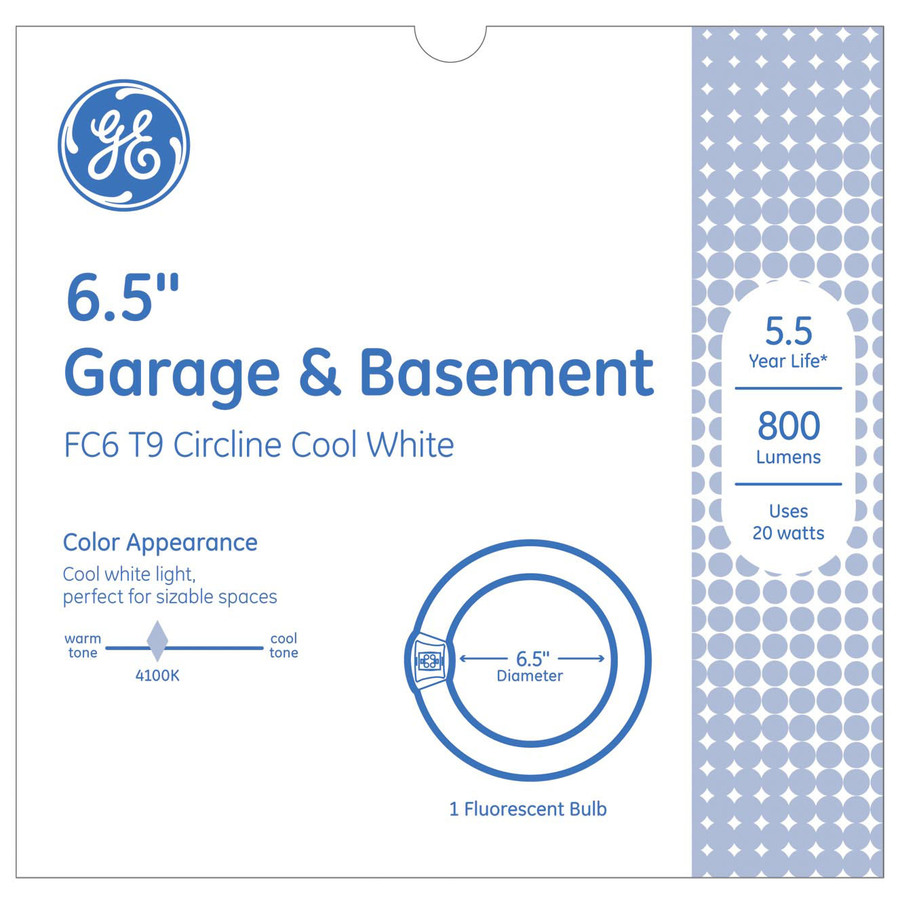 FC8T9/CW 22w Watt 8" Inch Cool White 4-Pin Base Circline Fluorescent Light Bulb
