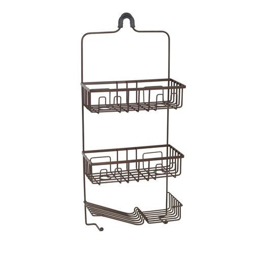 Shop allen + roth Oil Rubbed Bronze Shower Caddy at Lowes