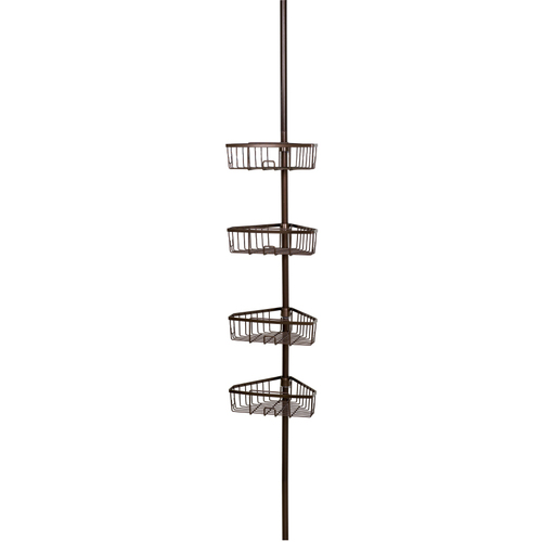   allen + roth Oil Rubbed Bronze Freestanding Shower Caddy at Lowes