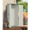 Suncast Vanilla Resin Outdoor Storage Shed (Common: 32.25-in x 25.5-in 