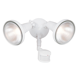 UPC 044427006412 product image for All-Pro 180-Degree 2-Head White Halogen Motion-Activated Flood Light Timer Inclu | upcitemdb.com