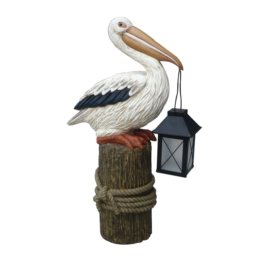 plastic pelican lawn ornament