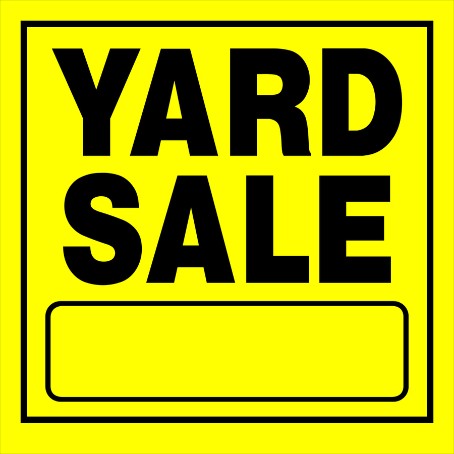 Shop The Hillman Group 11in x 11in Yard Sale Sign at