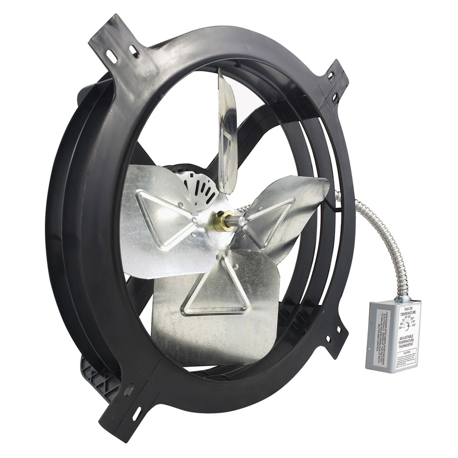 FT marron Air Vent 53827 toit-Mount 1650-Sq Power Grenier Ventilateur
