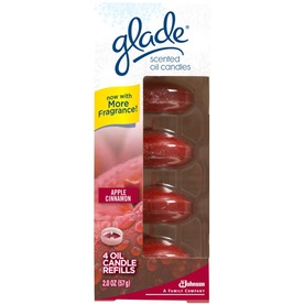 UPC 046500705137 product image for Glade 4-Pack 2-oz Apple Cinnamon Red Jar Candles | upcitemdb.com