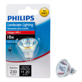 UPC 046677417222 product image for Philips 10-Watt MR11 Plug-in Base Bright White Halogen Accent Light Bulb | upcitemdb.com