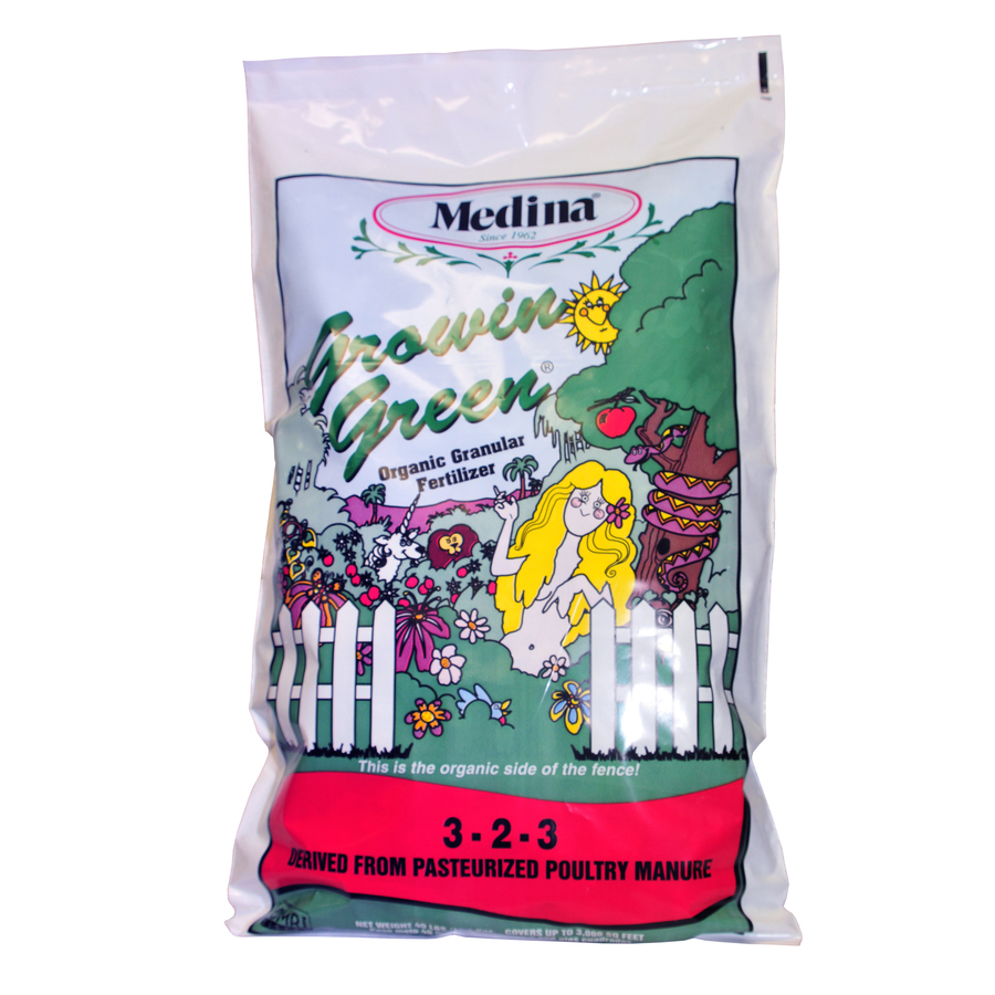Shop Medina 2500-sq ft All Season Organic/Natural Lawn Fertilizer (4-2