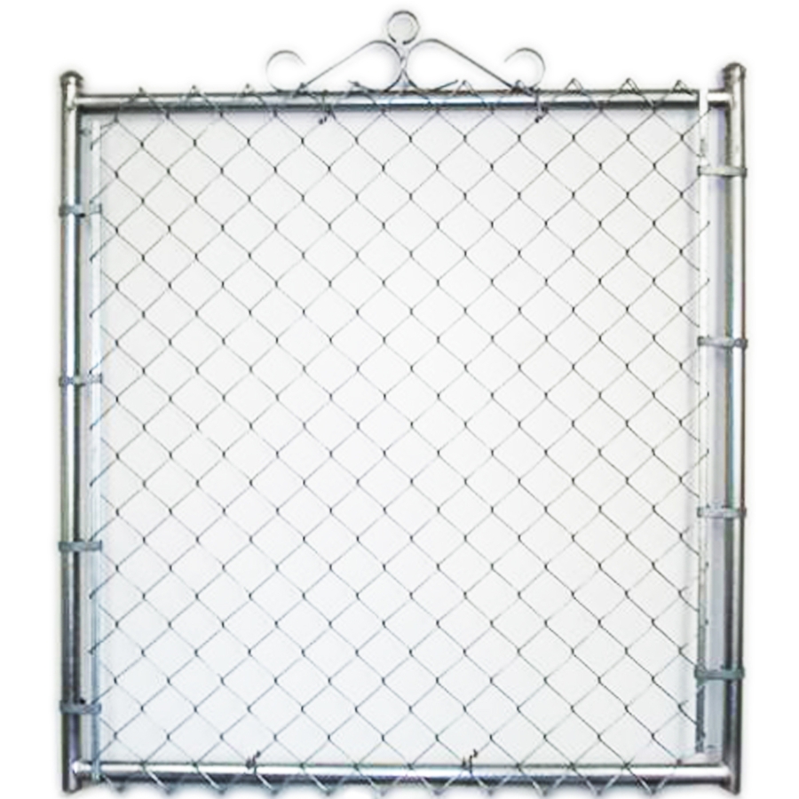 Shop 5ft x 4ft Galvanized Steel ChainLink Walk Gate at Lowes.com