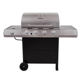 UPC 047362343628 product image for Char-Broil 4-Burner (40,000-BTU) Liquid Propane Gas Grill with Side Burner | upcitemdb.com