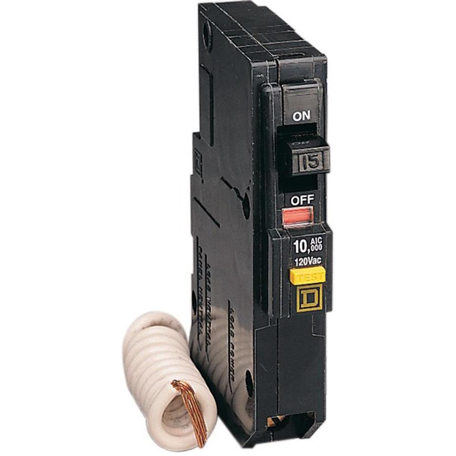 Shop Square D QO 15 Amp Ground Fault Circuit Breaker At Lowes