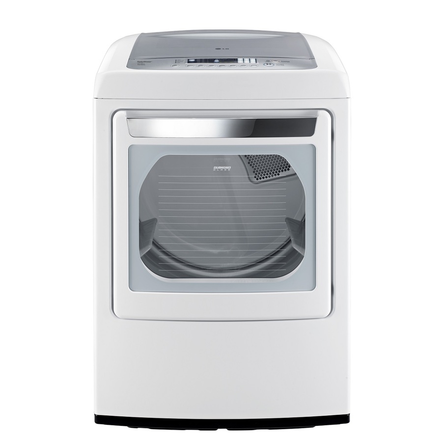 shop-lg-7-3-cu-ft-electric-dryer-with-steam-cycle-white-at-lowes