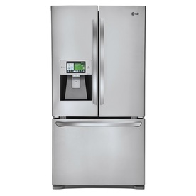 LG 30.7-cu ft 3 French Door Refrigerator with Single Ice Maker (Stainless Steel) ENERGY STAR LFX31995ST
