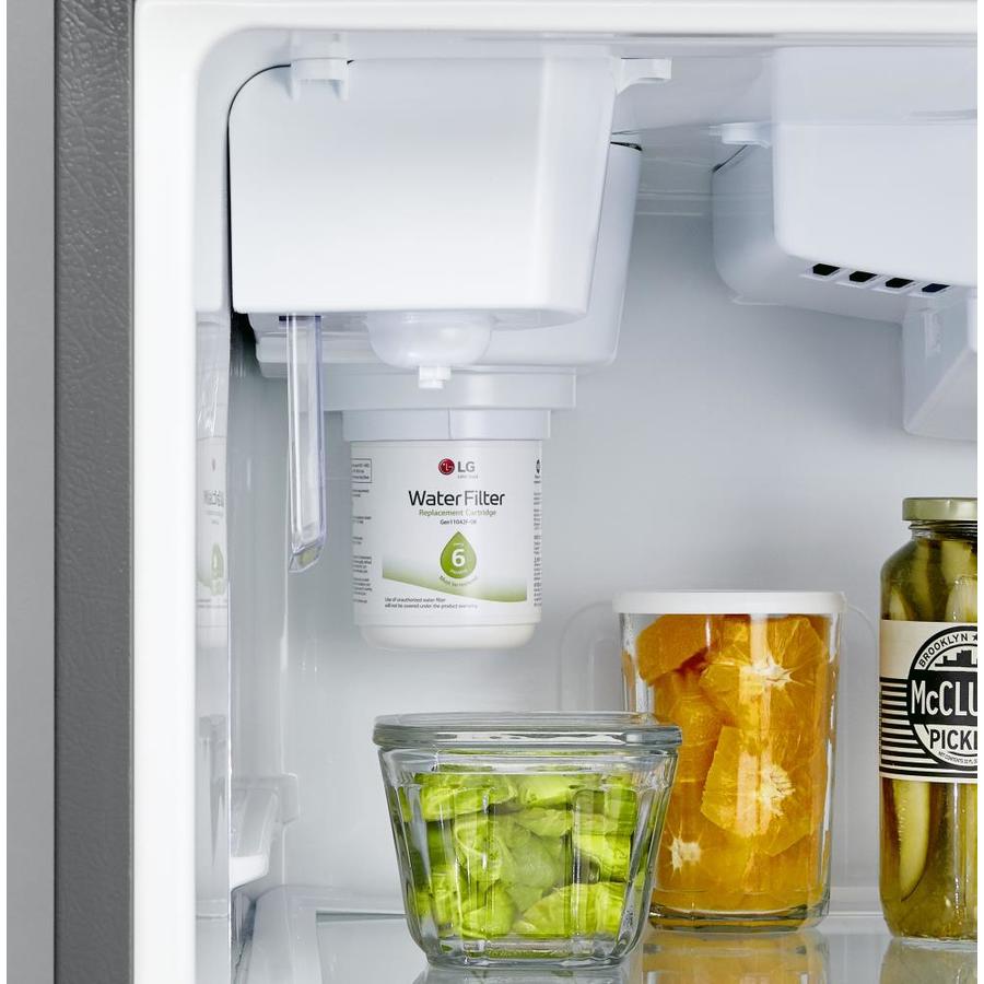 Lg Smart Wi Fi Enabled 27 8 Cu Ft 4 Door French Door Refrigerator With Ice Maker Fingerprint Resistant Stainless Steel Energy Star In The French Door Refrigerators Department At Lowes Com