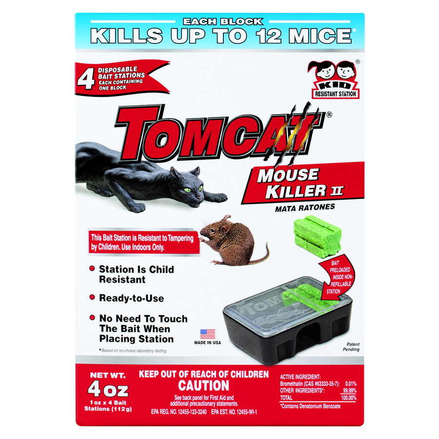 Shop TOMCAT 4-Pack Indoor Rodent Poison Bait for House Mice at Lowes.com