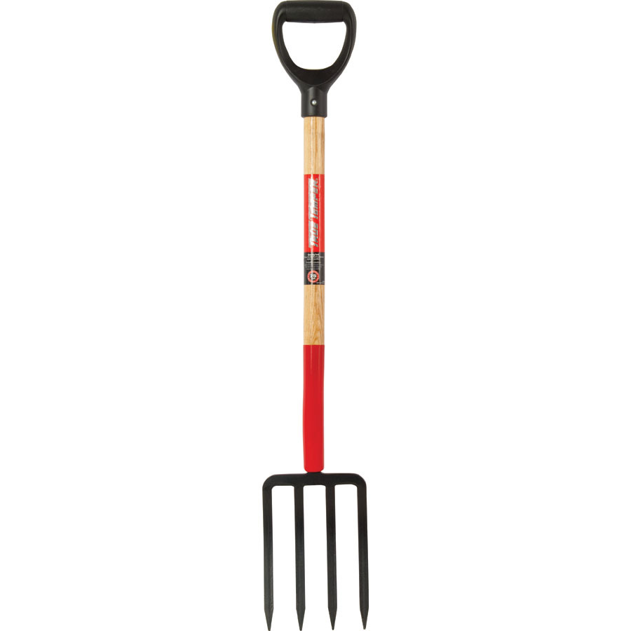 Shop True Temper 30 In L Wood Handle Forged Spading Fork At