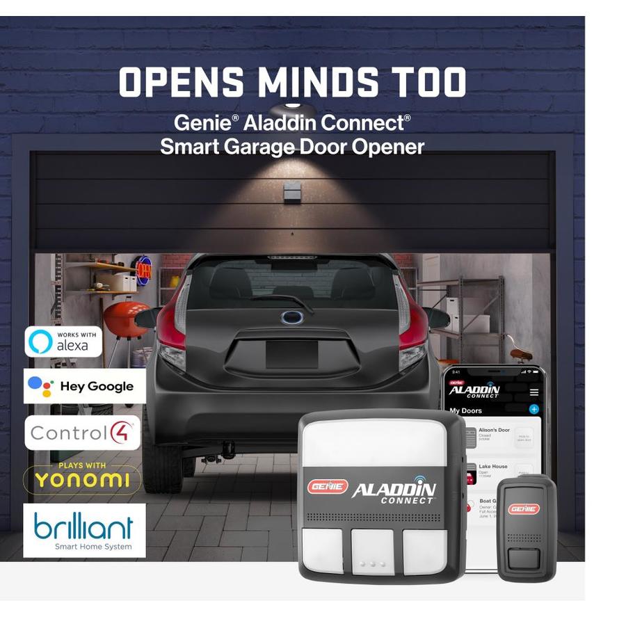 genie garage door opener google home