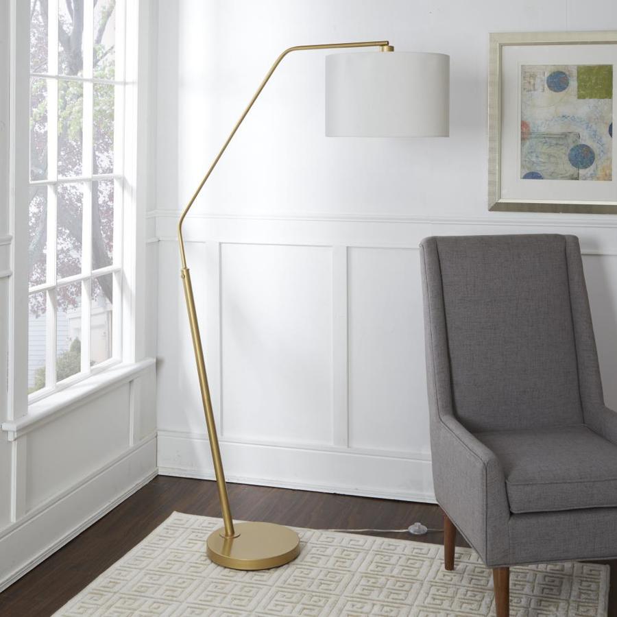 gold arc floor lamp