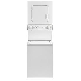 Whirlpool Gas Stacked Laundry Center with 1.5 cu ft Washer and 3.4 cu ft Dryer (White) LTG5243DQ