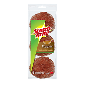 UPC 051141233529 product image for Scotch-Brite 3-Pack Copper Scouring Pads | upcitemdb.com