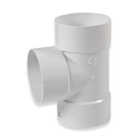 UPC 052063000619 product image for 6-in Dia PVC Sanitary Tee Fitting | upcitemdb.com