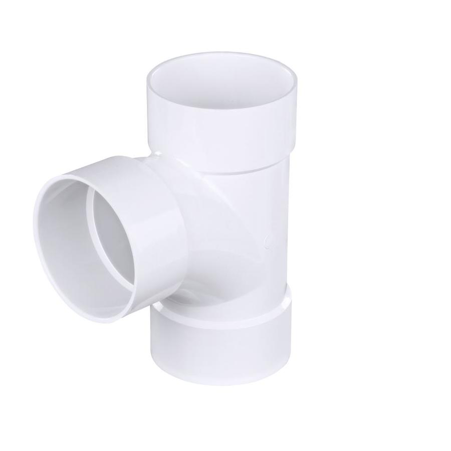 Shop 3-in Dia PVC Sanitary Tee Fitting at Lowes.com