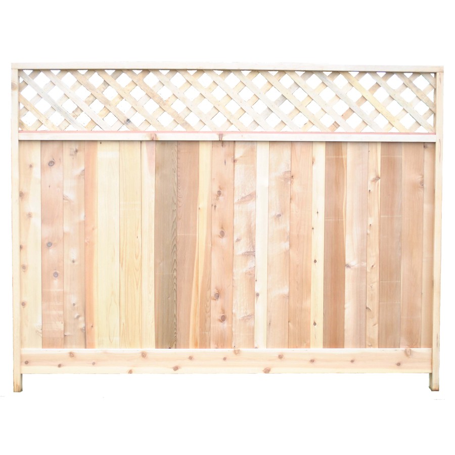 wood lattice fence panels price
