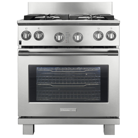 Electrolux ICON 30-in 4.2-cu ft Self-Cleaning Convection Single Oven Dual Fuel Range (Stainless Steel) E30DF74GPS