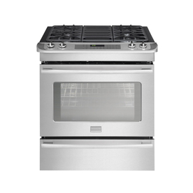 Frigidaire Professional 30-in 4.2-cu ft Self-Cleaning Convection Single Oven Dual Fuel Range (Stainless Steel) FPDS3085KF