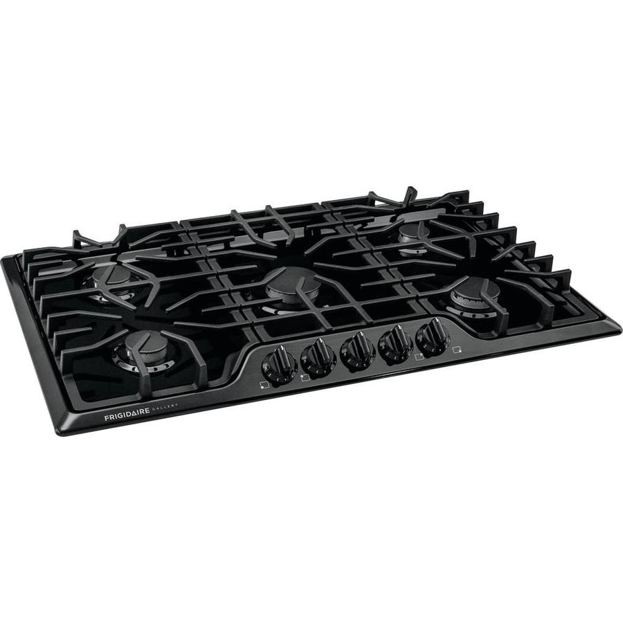 Frigidaire Gallery 36 Gas Cooktop in Black Frigidaire FGGC3645QB