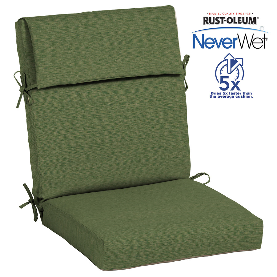 lowes high back chair cushion