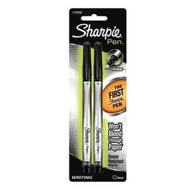 UPC 071641000452 product image for Sharpie 2-Pack Black Writing Pen | upcitemdb.com