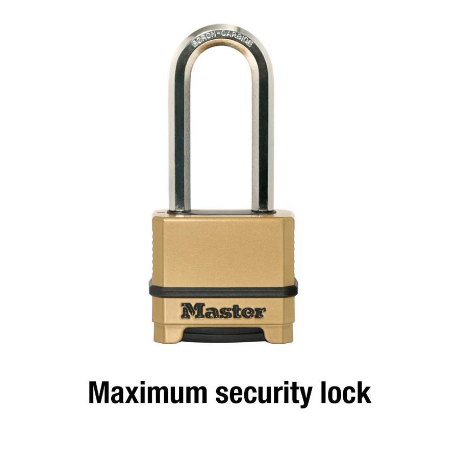 long shank combination padlock